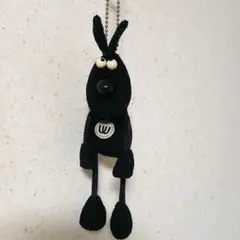 ミエコウサコ ゴルフ マスコット　チャーム キーホルダー ブラック 犬