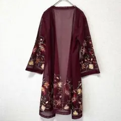 ˖ ࣪⊹ロングカーディガン シースルー 透け感 羽織り レディース