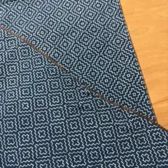 刺し子 風呂敷 マルチカバー 綿 青