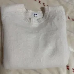 UNIQLO アイボリー M クルーネックセーター