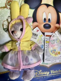 ディズニー　ビューティフル　レイニーデイズ　ぬいぐるみバッジ