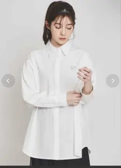 【15th Anniversary】ラインストーンルーズシャツ （オフホワイト）