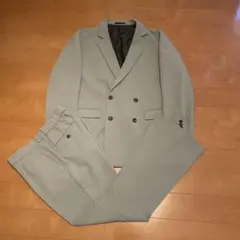EMMA CLOTHES ダブルテーラードジャケット&ワンタックフレアスラックス