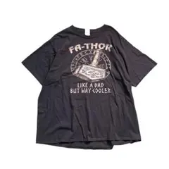 7TSM3ビッグシルエット　プリントTシャツ　黒　半袖　古着used