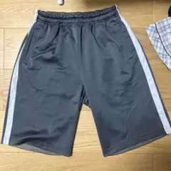 【メンズM】ハーフパンツ 短パン グレー 部屋着 パジャマ 処分価格のサムネイル