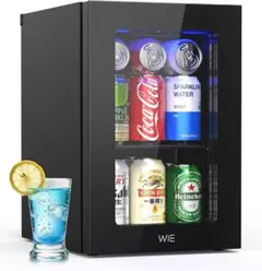 【定価40,000円・静音43dB・ガラスドア】WIE 18Lミニ冷蔵庫新 新品のサムネイル