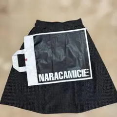 NARACAMICIE ドット柄フレアスカート M サイズ1美品のサムネイル