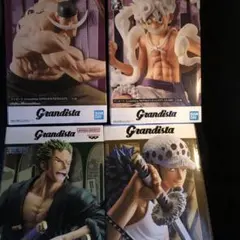 ワンピース　フィギュア　Grandista ルフィ　ゾロ　白ひげ　トラファルガー