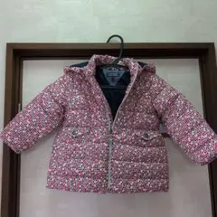 TOMMY HILFIGER 星柄フード付ダウンコート80サイズ