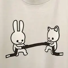 CUNE 綱引きTシャツ Sサイズ キューン うさぎ