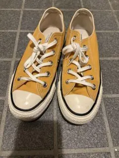 ALL STAR イエロー ローカットスニーカー　チャックテイラー　マスタード