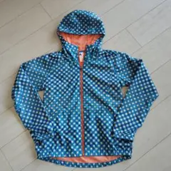 adidas climaproof ウィンドブレーカー 青/オレンジ Ｓサイズ
