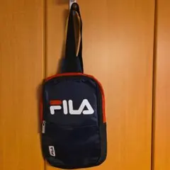 FILA ボディバッグ ブラック/レッド