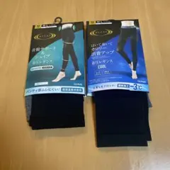新品　GUNZE RIZAP 着圧レギンス M-L ２足セット