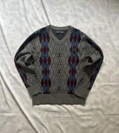 Fred Perry COMME des GARCONS ニット アーガイル M