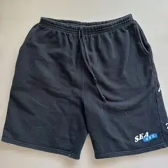 中古　黒　M WIND AND SEA × Champion SHORTS WIND AND SEA x Champion Reverse Weave Short 