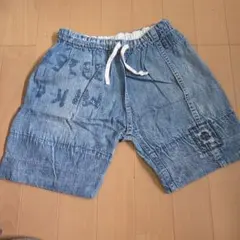 DENIM DUNGAREE ショートパンツ　サイズ140cm
