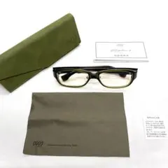 9999 フォーナインズ　ブラウンスモークレンズ度入りメガネ　ケースメガネ拭き付 9999 フォーナインズ ブラウンスモークレンズ度入りメガネ