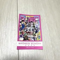 サンデー文化祭　スタンプラリー　特製ステッカー