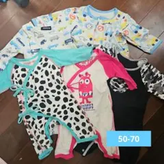 Party Party 　肌着　ロンパース5枚セット 50-70