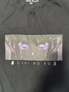 ユニクロ Oshi no Ko Tシャツ LLサイズ ブラック 推しの子