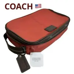 【COACH】コーチ　トラベルポーチ　コスメポーチ　化粧ポーチ　旅行　収納　新品