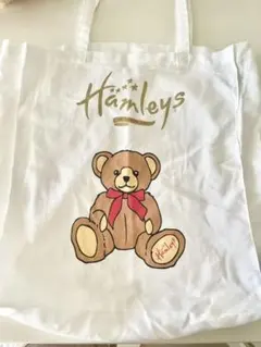 トートバッグ　ハムリーズ　イギリス　バッグ　エリザベス女王　ハロッズ