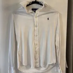 Polo Ralph Lauren ニットドレスシャツ XS ホワイト