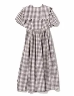 sister jane ギンガムチェックビッグカラーワンピース 2way