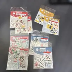 未開封 古川紙工 文房具 メーカー フレークシール4種✖️2セット ぺんてる他