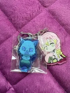 鬼滅の刃 ここみえ 嘴平伊之助 アクリルフィギュア キーホルダー おまけつき