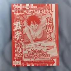 Vジャンプ 5月号付録 ミラクルバトルカードダス Wカード ワンピース