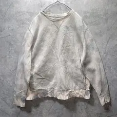 N*e様 ナイキ リメイク 脱色 スウェット XXL 鬼フェード グレージュ ビ