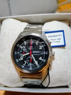 SEIKO クロノグラフ メンズ 腕時計 海外モデル SNDB31P1