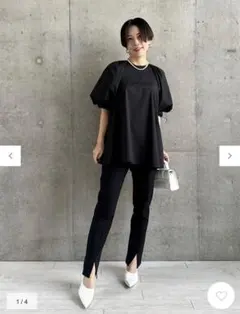#Newans サークルスリーブAラインブラウスのサムネイル