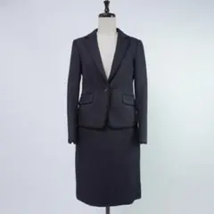 ユナイテッドアローズ ツイード セットアップ スーツ 総裏 黒 サイズ36