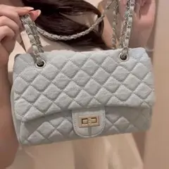 2way キルティングショルダーバッグ デニムのサムネイル
