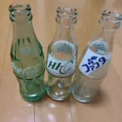 空き瓶3本セット Coca-Cola HI-C Fanta