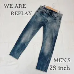 【メンズ】WE ARE REPLAY EVIDIO デニム 28 スタッズ