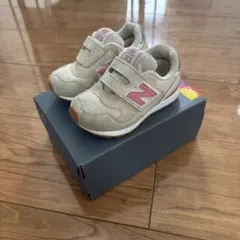 New Balance 313 スニーカー 13cm ベージュ/ピンク