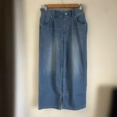 ライトブルーワイドレッグデニム 150