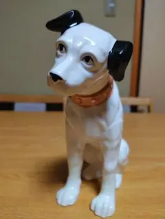 Victor ビクター犬 ニッパー君 陶器置物 高さ22cm