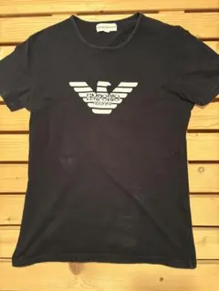 Emporio Armani ロゴ Tシャツ 黒