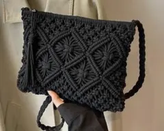 ショルダーバッグ サコッシュ ブラック