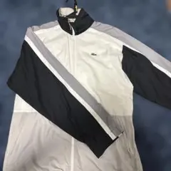 LACOSTE ナイロンジャケット ホワイト/ブラック