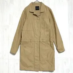 レイカズン　オープンカラーコットンワンピース　ベージュ　F