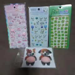 ぷにぷに　ぷくぷく　キャンディ　グリグリ　スヌーピー　シール4枚セット