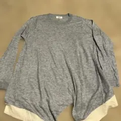 BEAMS HEART グレー 長袖カットソー