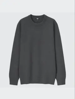 UNIQLO ウォッシャブルストレッチミラノリブクルーネックセーター Lサイズ