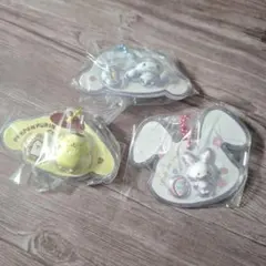 【新品】　パッケージチャーム　シナモロール　ポムポムプリン　ウィッシュミメール